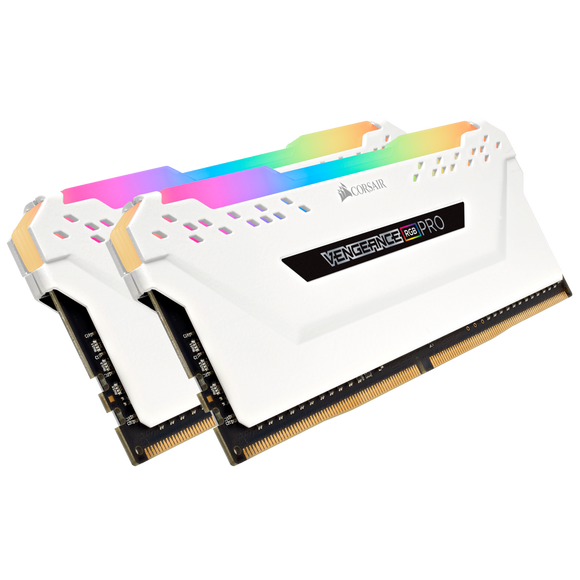 CORSAIR VENGEANCE RGB PRO 16GB 3200MHZ DDR4 (WHITE)