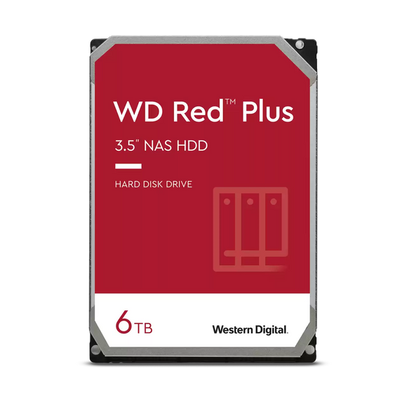 WESTERN DIGITAL WD RED PLUS 6TB 3.5