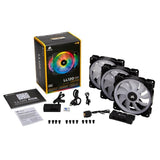 CORSAIR LL120 RGB 120MM PWM FAN 3 PACK (BLACK)